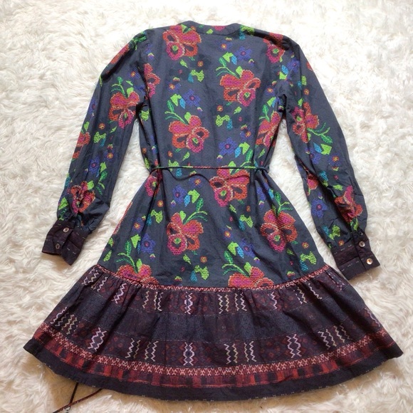 Tuckernuck Ro’s Garden Poplin Ines Anthropologie Dress Floral Edit Cotton XS S M - Picture 3 of 13